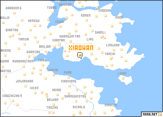 map of Xiaowan