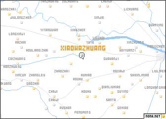map of Xiaowazhuang
