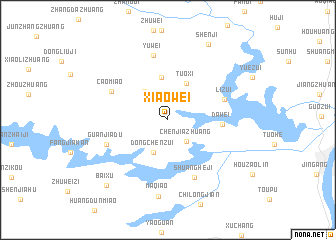 map of Xiaowei