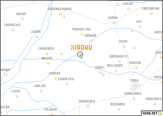 map of Xiaowu