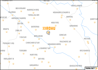 map of Xiaowu