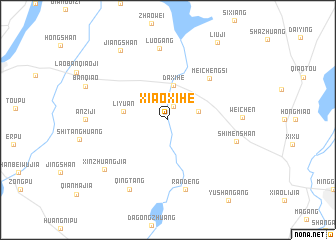 map of Xiaoxihe