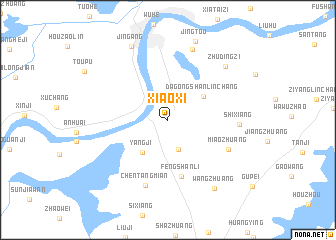 map of Xiaoxi