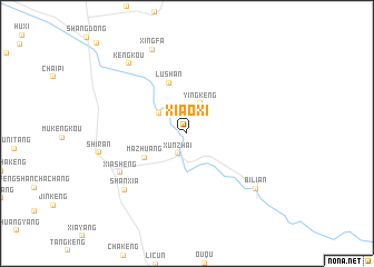 map of Xiaoxi