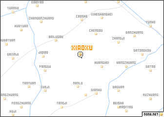 map of Xiaoxu