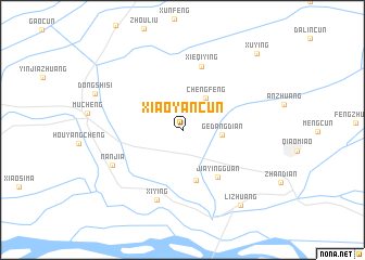 map of Xiaoyancun