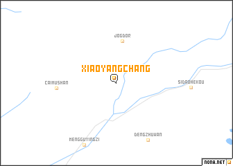 map of Xiaoyangchang