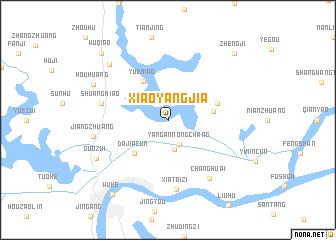 map of Xiaoyangjia