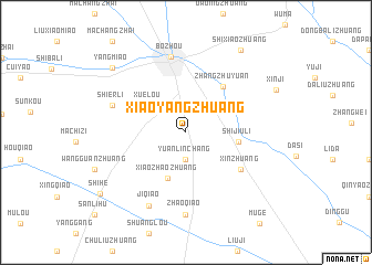 map of Xiaoyangzhuang