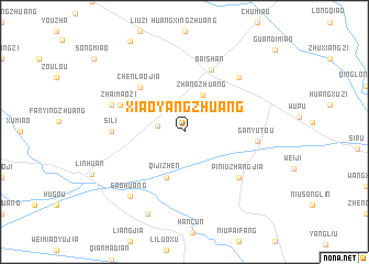 map of Xiaoyangzhuang