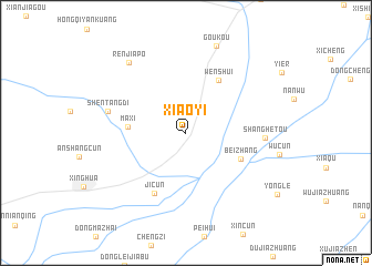 map of Xiaoyi