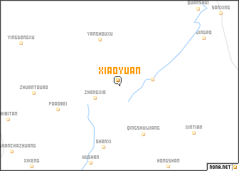 map of Xiaoyuan