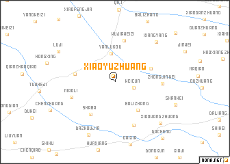 map of Xiaoyuzhuang