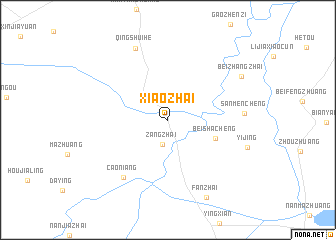 map of Xiaozhai