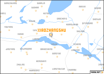 map of Xiaozhangshu