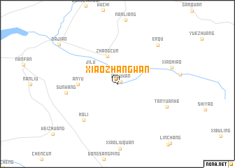 map of Xiaozhangwan