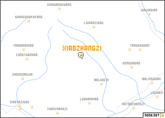 map of Xiaozhangzi