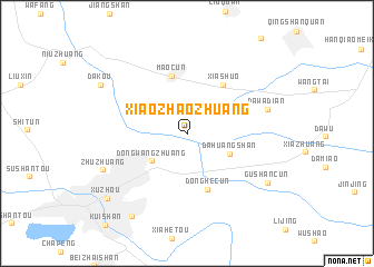 map of Xiaozhaozhuang