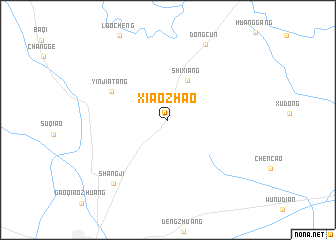 map of Xiaozhao