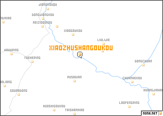 map of Xiaozhushangoukou