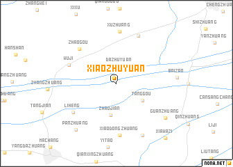 map of Xiaozhuyuan