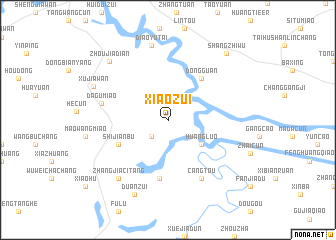 map of Xiaozui