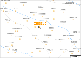 map of Xiaozuo