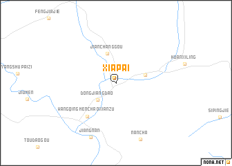 map of Xiapai
