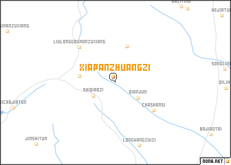 map of Xiapanzhuangzi