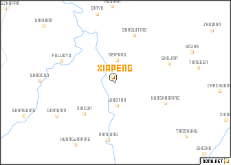 map of Xiapeng