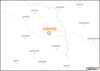 map of Xiaping