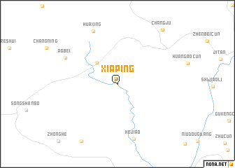 map of Xiaping