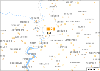 map of Xiapu