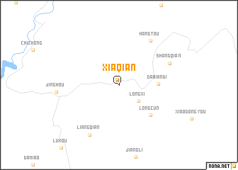 map of Xiaqian