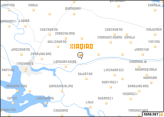 map of Xiaqiao