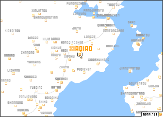 map of Xiaqiao