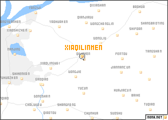 map of Xiaqilinmen