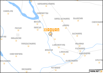 map of Xiaquan