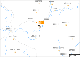 map of Xiaqu