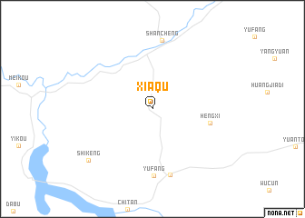 map of Xiaqu
