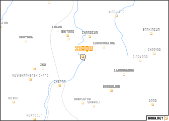 map of Xiaqu