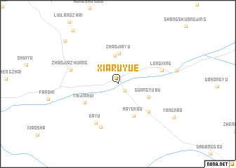 map of Xiaruyue