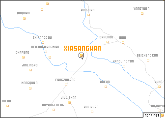 map of Xiasangwan