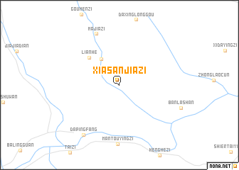 map of Xiasanjiazi