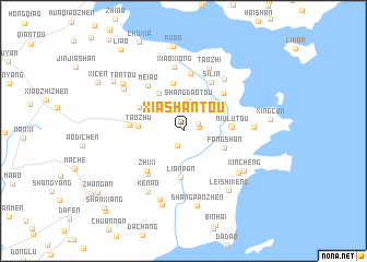 map of Xiashantou