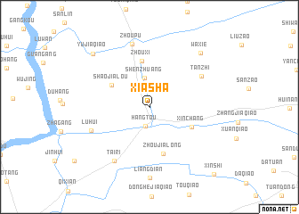 map of Xiasha