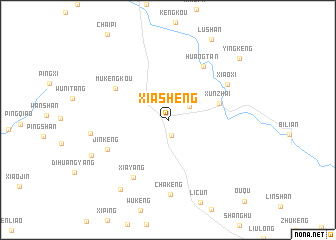 map of Xiasheng