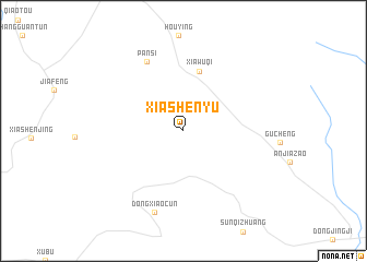 map of Xiashenyu