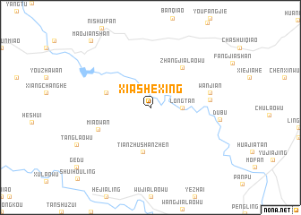 map of Xiashexing