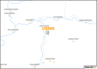 map of Xiashe